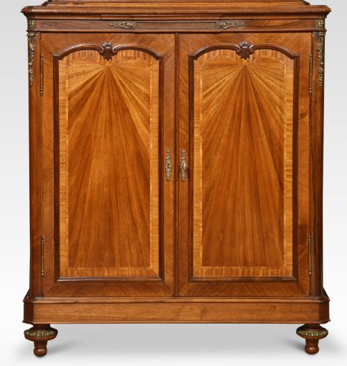 FRENCH WALNUT DISPLAY CABINET - ADDITIONAL PHOTO 3