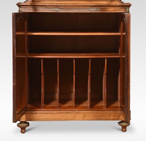 FRENCH WALNUT DISPLAY CABINET - ADDITIONAL PHOTO 6