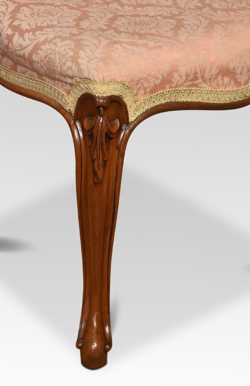 SET OF FOUR WALNUT BALLOON BACK SALON CHAIRS - ADDITIONAL PHOTO 2