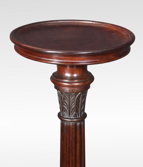 PAIR OF MAHOGANY STANDS - ADDITIONAL PHOTO 4