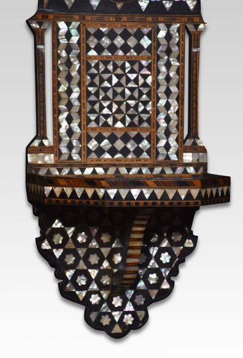 MOORISH HARDWOOD INLAID WALL BRACKET - ADDITIONAL PHOTO 4