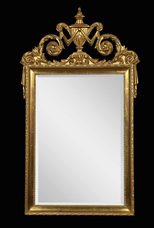 18TH CENTURYSTYLE GILTWOOD WALL MIRROR - ADDITIONAL PHOTO 1