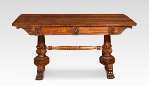 REGENCY ROSEWOOD LIBRARY TABLE - ADDITIONAL PHOTO 2