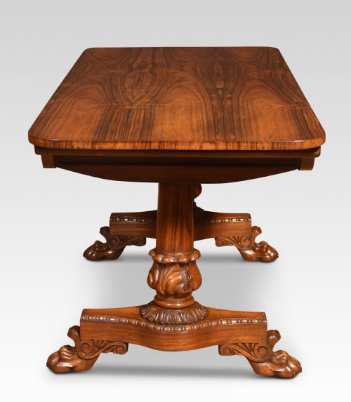 REGENCY ROSEWOOD LIBRARY TABLE - ADDITIONAL PHOTO 10