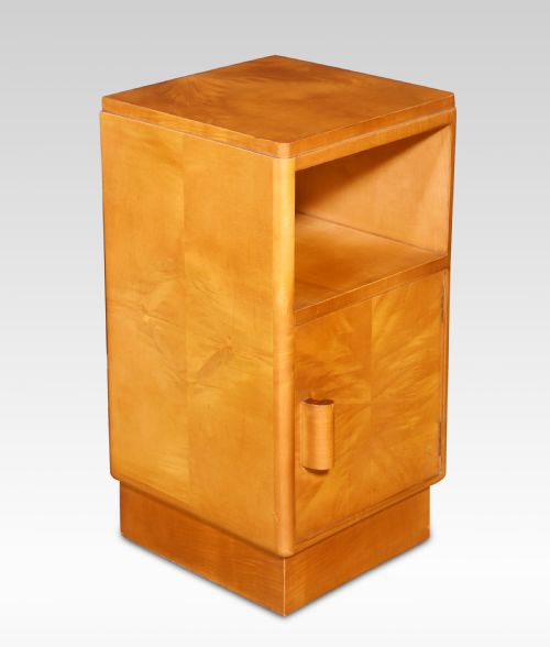 PAIR OF ART DECO BEDSIDE CABINETS - ADDITIONAL PHOTO 2