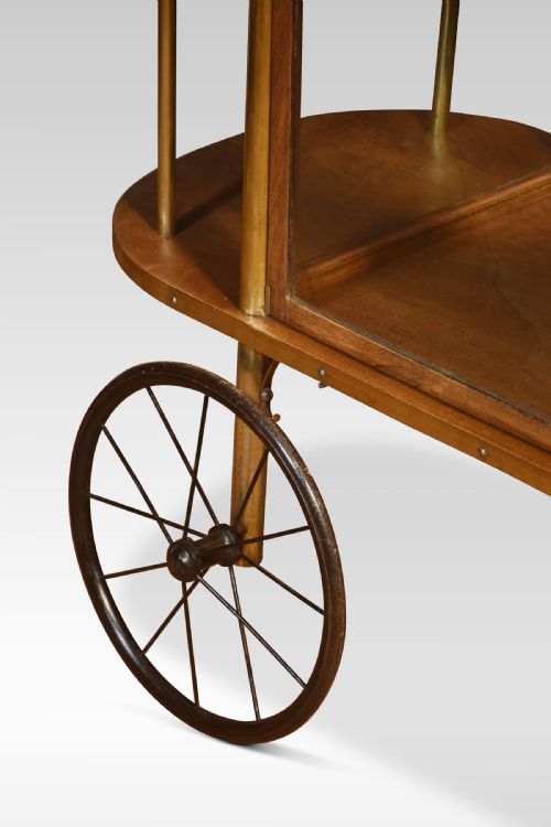 BRASS AND OAK DRINKS TROLLY - ADDITIONAL PHOTO 8