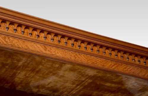 LATE 19TH CENTURY SATINWOOD DISPLAY CABINET - ADDITIONAL PHOTO 4