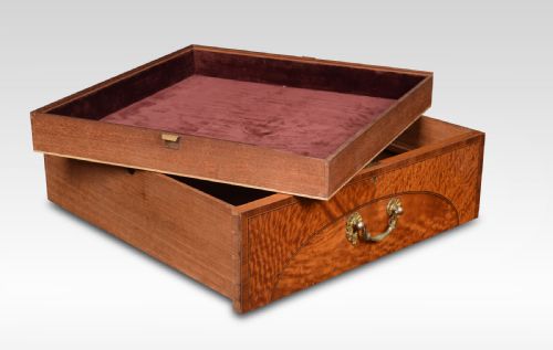 LATE 19TH CENTURY SATINWOOD DISPLAY CABINET - ADDITIONAL PHOTO 11