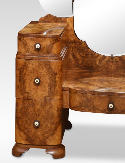 ART DECO WALNUT DRESSING TABLE - ADDITIONAL PHOTO 1