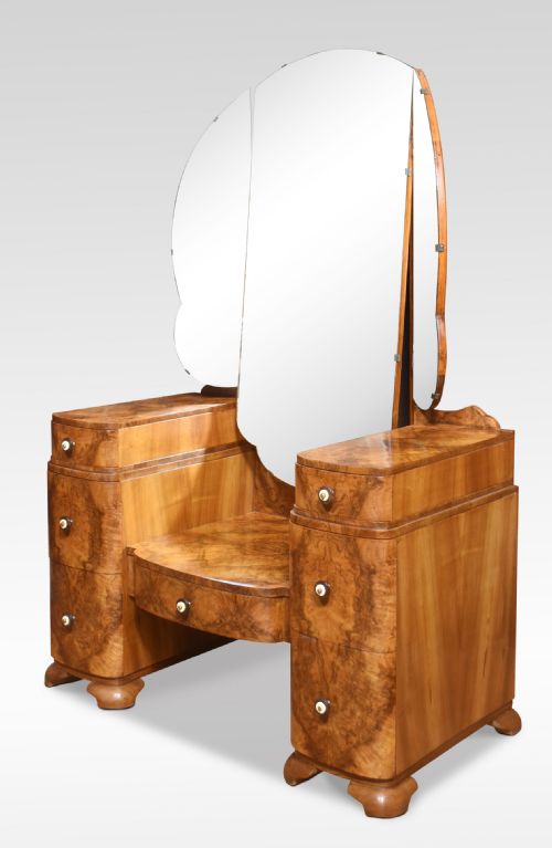 ART DECO WALNUT DRESSING TABLE - ADDITIONAL PHOTO 2