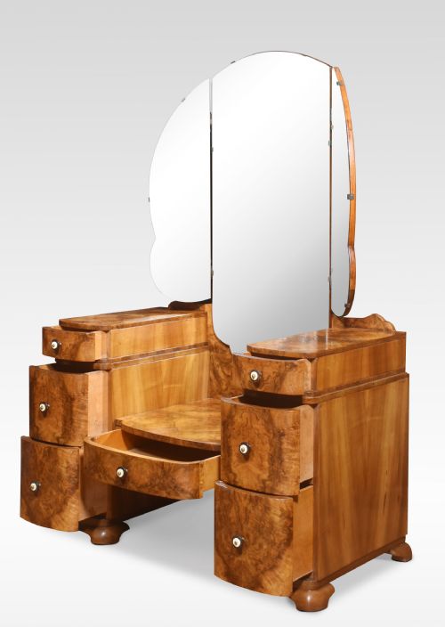 ART DECO WALNUT DRESSING TABLE - ADDITIONAL PHOTO 3