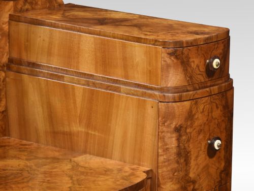 ART DECO WALNUT DRESSING TABLE - ADDITIONAL PHOTO 4