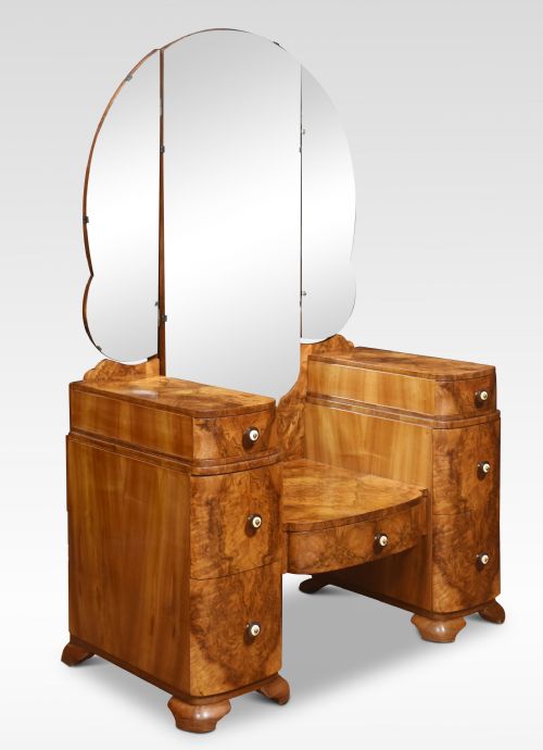 ART DECO WALNUT DRESSING TABLE - ADDITIONAL PHOTO 5