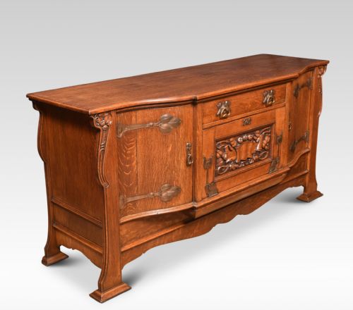 arts and crafts oak sideboard - CATEGORY: ANTIQUE SIDEBOARDS - DATED 19TH CENTURY