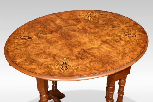 BABY WALNUT SUTHERLAND TABLE - ADDITIONAL PHOTO 5