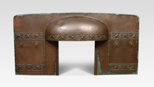 COPPER EMBOSSED FIRE INSERT - ADDITIONAL PHOTO 1