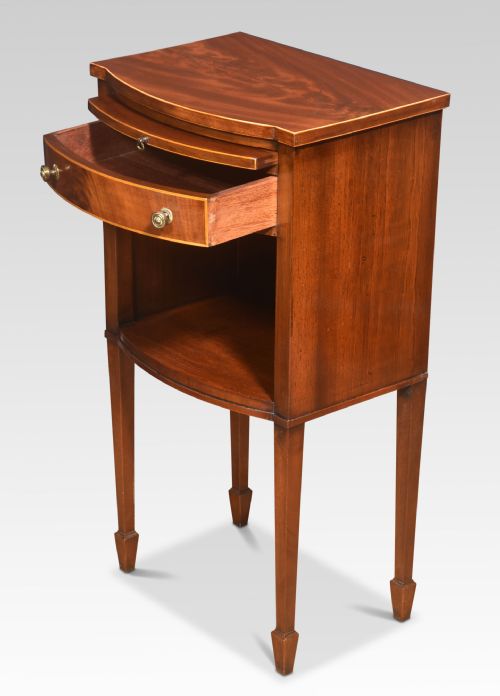 PAIR OF STRING INLAID BEDSIDE TABLE - ADDITIONAL PHOTO 3