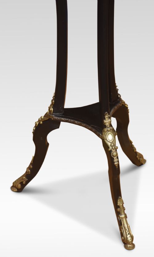 LOUIS XV STYLE WALNUT AND EBONISED JARDINIERE - ADDITIONAL PHOTO 2