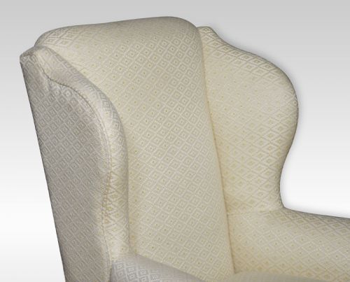 PAIR OF GEORGIAN STYLE WINGBACK ARMCHAIRS - ADDITIONAL PHOTO 2