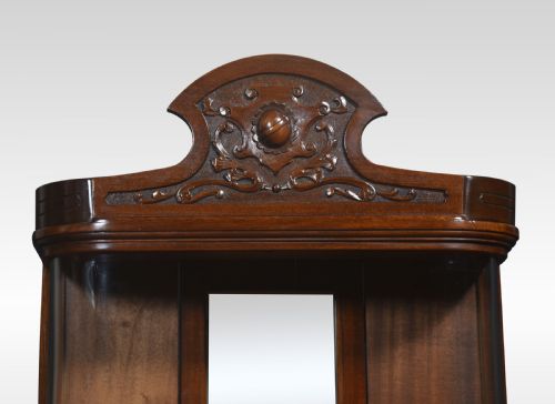 BOW FRONTED DISPLAY CABINET - ADDITIONAL PHOTO 2