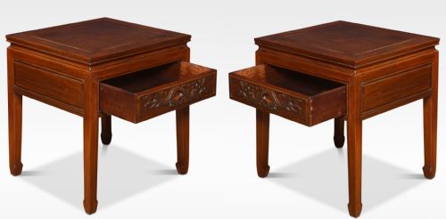 PAIR OF CHINESE SIDE TABLES - ADDITIONAL PHOTO 3