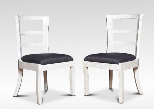 SET OF EIGHT DINING CHAIRS - ADDITIONAL PHOTO 1