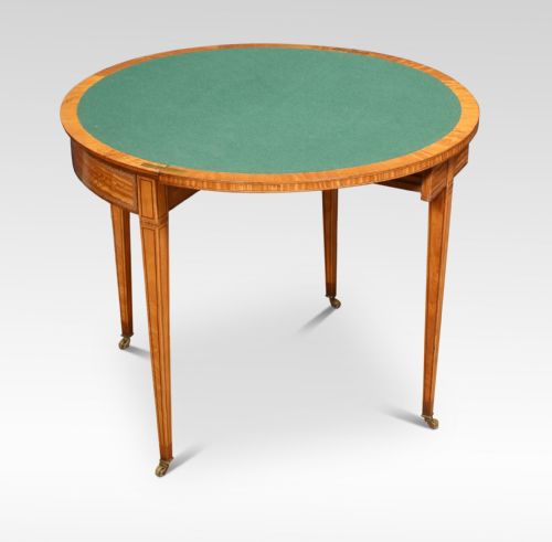 SATINWOOD CARD TABLE - ADDITIONAL PHOTO 1