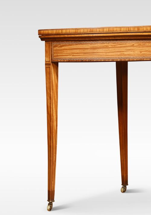 SATINWOOD CARD TABLE - ADDITIONAL PHOTO 5