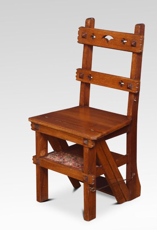 WALNUT METAMORPHIC CHAIR - ADDITIONAL PHOTO 5