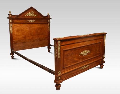 EMPIRE MAHOGANY DOUBLE BED - ADDITIONAL PHOTO 2