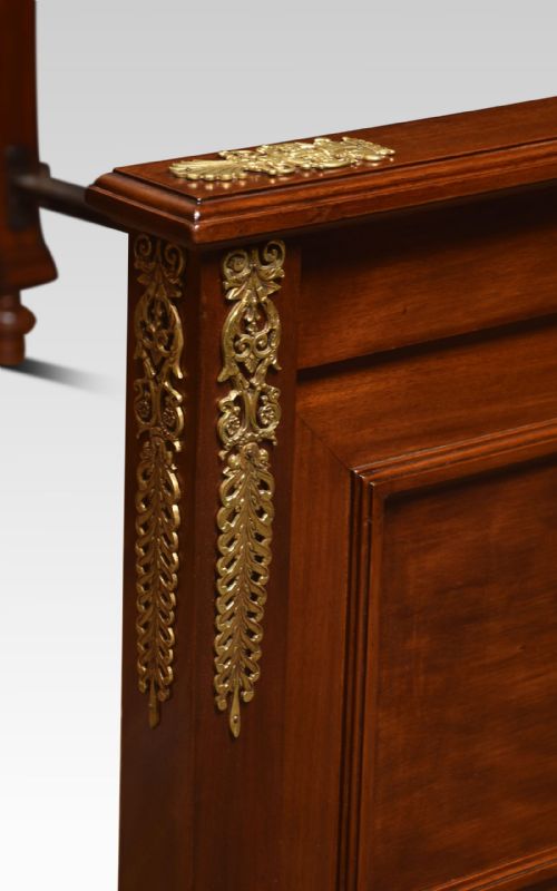 EMPIRE MAHOGANY DOUBLE BED - ADDITIONAL PHOTO 3