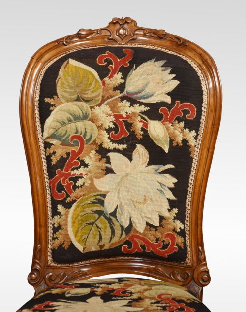 WALNUT FRAMED NURSING CHAIR - ADDITIONAL PHOTO 5