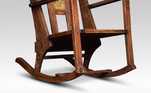 ARTS AND CRAFTS CHILDRENS ROCKING CHAIR - ADDITIONAL PHOTO 1