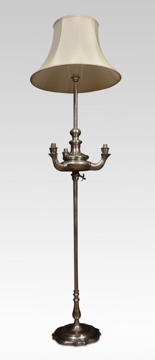 SILVERED STANDARD LAMP - ADDITIONAL PHOTO 1