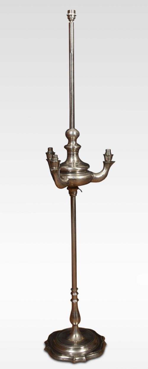 SILVERED STANDARD LAMP - ADDITIONAL PHOTO 3