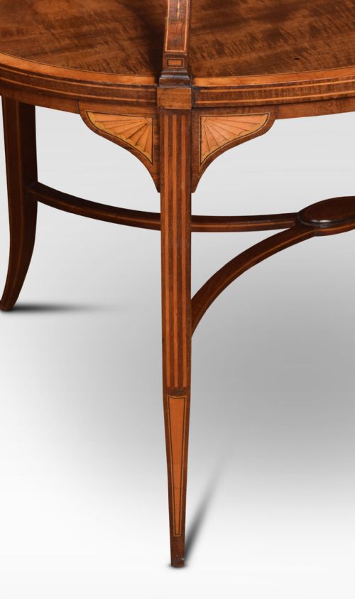 MAHOGANY AND SATINWOOD ETAGERE - ADDITIONAL PHOTO 1
