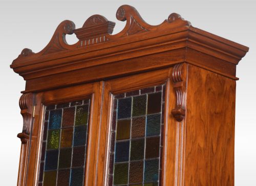 WALNUT NARROW BOOKCASE - ADDITIONAL PHOTO 3