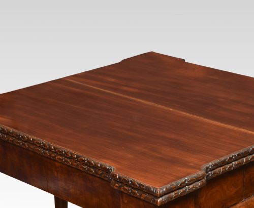 MAHOGANY TRIPLE TOP GAMES TABLE - ADDITIONAL PHOTO 1