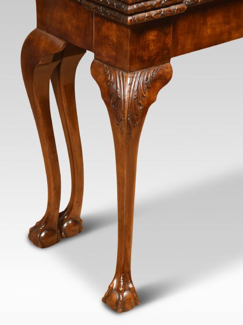 MAHOGANY TRIPLE TOP GAMES TABLE - ADDITIONAL PHOTO 2