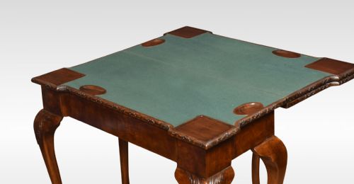 MAHOGANY TRIPLE TOP GAMES TABLE - ADDITIONAL PHOTO 4