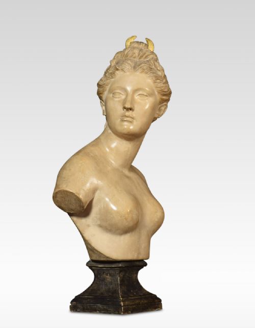 friedrich goldscheider bust - CATEGORY: ANTIQUE SCULPTURES - DATED 19TH CENTURY