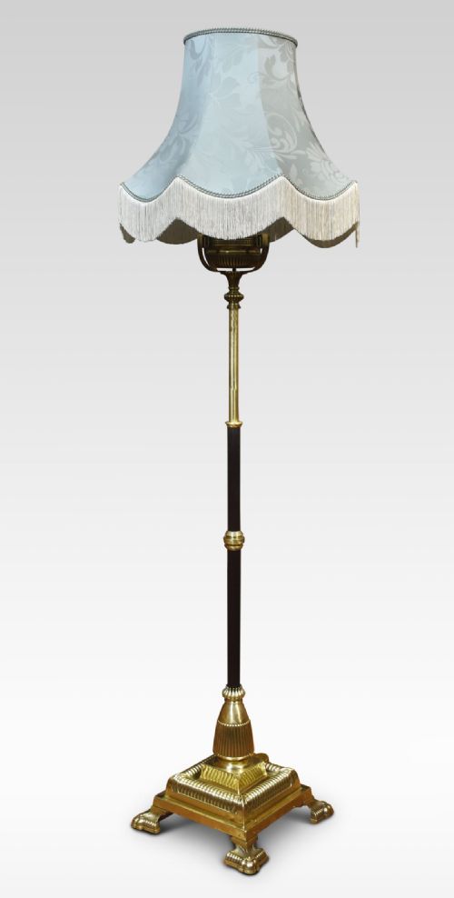 BRASS STANDARD LAMP - ADDITIONAL PHOTO 1