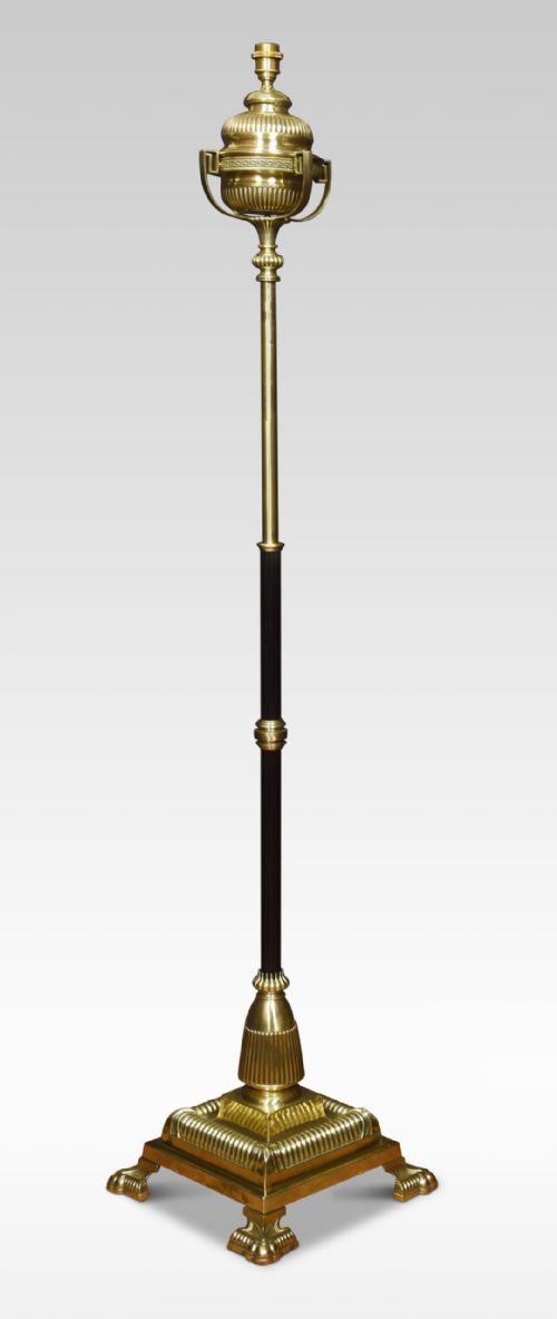 BRASS STANDARD LAMP - ADDITIONAL PHOTO 4