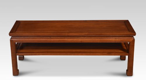 CHINESE HARDWOOD LOW COFFEE TABLE - ADDITIONAL PHOTO 5