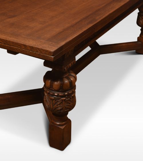 OAK DRAWLEAF REFECTORY TABLE - ADDITIONAL PHOTO 4