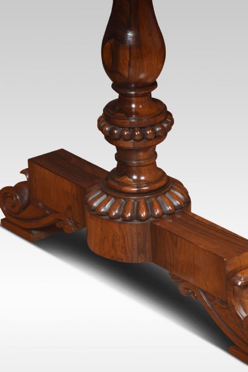 PAIR OF WILLIAM IV ROSEWOOD SOFA TABLES - ADDITIONAL PHOTO 3
