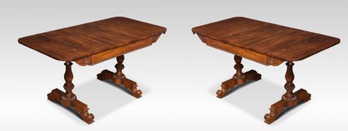 PAIR OF WILLIAM IV ROSEWOOD SOFA TABLES - ADDITIONAL PHOTO 4