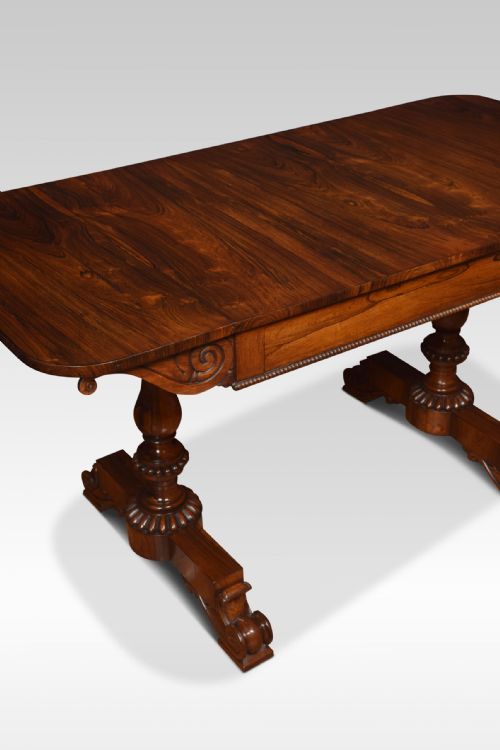 PAIR OF WILLIAM IV ROSEWOOD SOFA TABLES - ADDITIONAL PHOTO 5