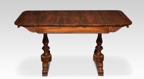 PAIR OF WILLIAM IV ROSEWOOD SOFA TABLES - ADDITIONAL PHOTO 7
