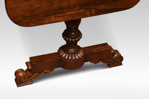 PAIR OF WILLIAM IV ROSEWOOD SOFA TABLES - ADDITIONAL PHOTO 10
